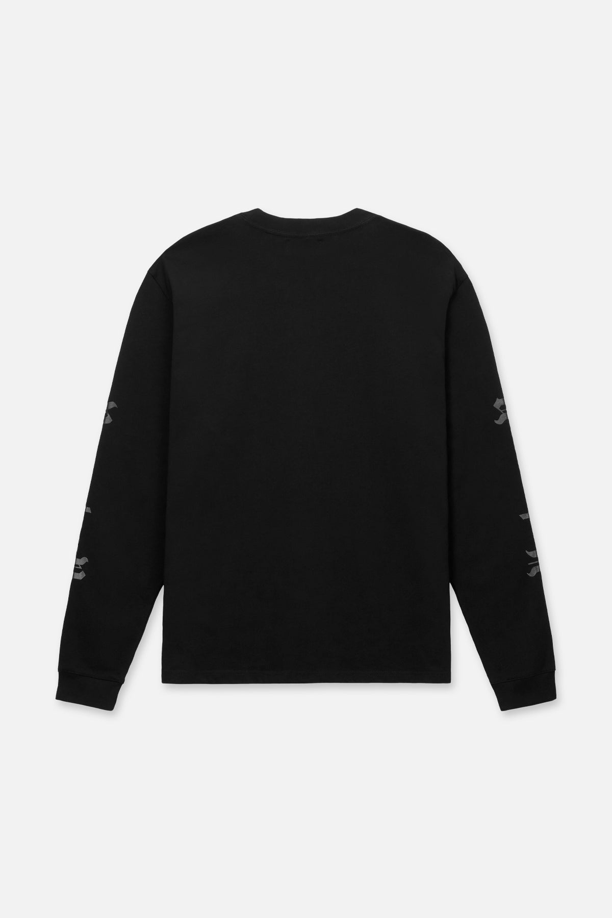 LAWRENCE Long Sleeve T-Shirt for Men | Black Cotton Casual Top | Perfect for Streetwear, Layering & Everyday Outfits