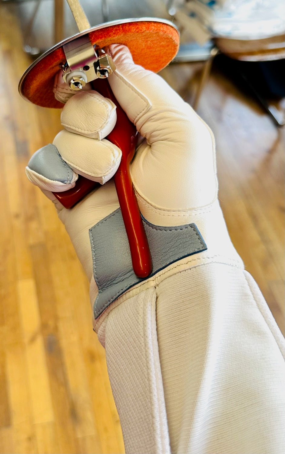Premium RF L'ARTISAN Fencing Gloves for Epee & Foil - Durable Protective Gear for Fencing Training & Competitions