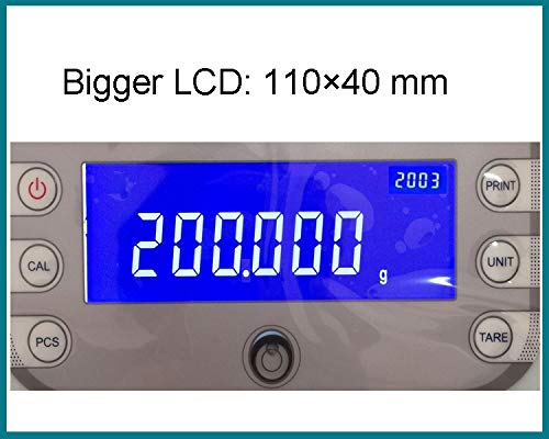 CGOLDENWALL 400g x 0.001g Digital Analytical Balance with RS232 Output - High Precision Laboratory Scale for Jewelry, Pharmacy & Science Research | Auto Calibration & Load Cell Technology