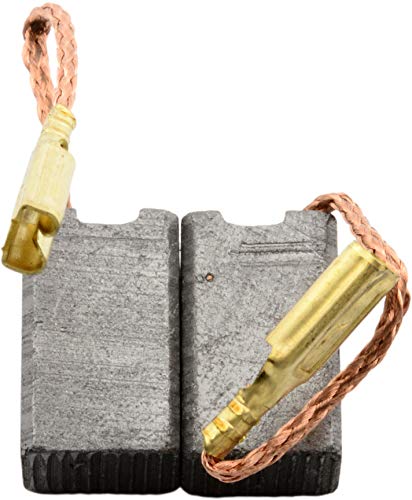 Ryobi G1005 Grinder Replacement Carbon Brushes (CA-03-77543) - 0.24x0.31x0.51 Inch with Cable & Connector - Compatible with Models 608KU & 6540563 - Perfect for Power Tool Maintenance and DIY Projects
