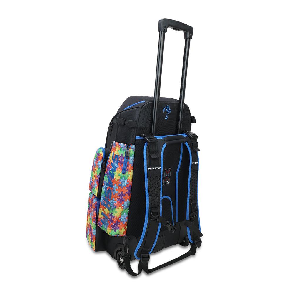 2025 Smash Ops Lil' Guerrilla Hybrid Roller/Bat Pack Bag - Durable Sports Equipment for Baseball & Softball - Perfect for Autism Awareness Events, Team Practices & Travel