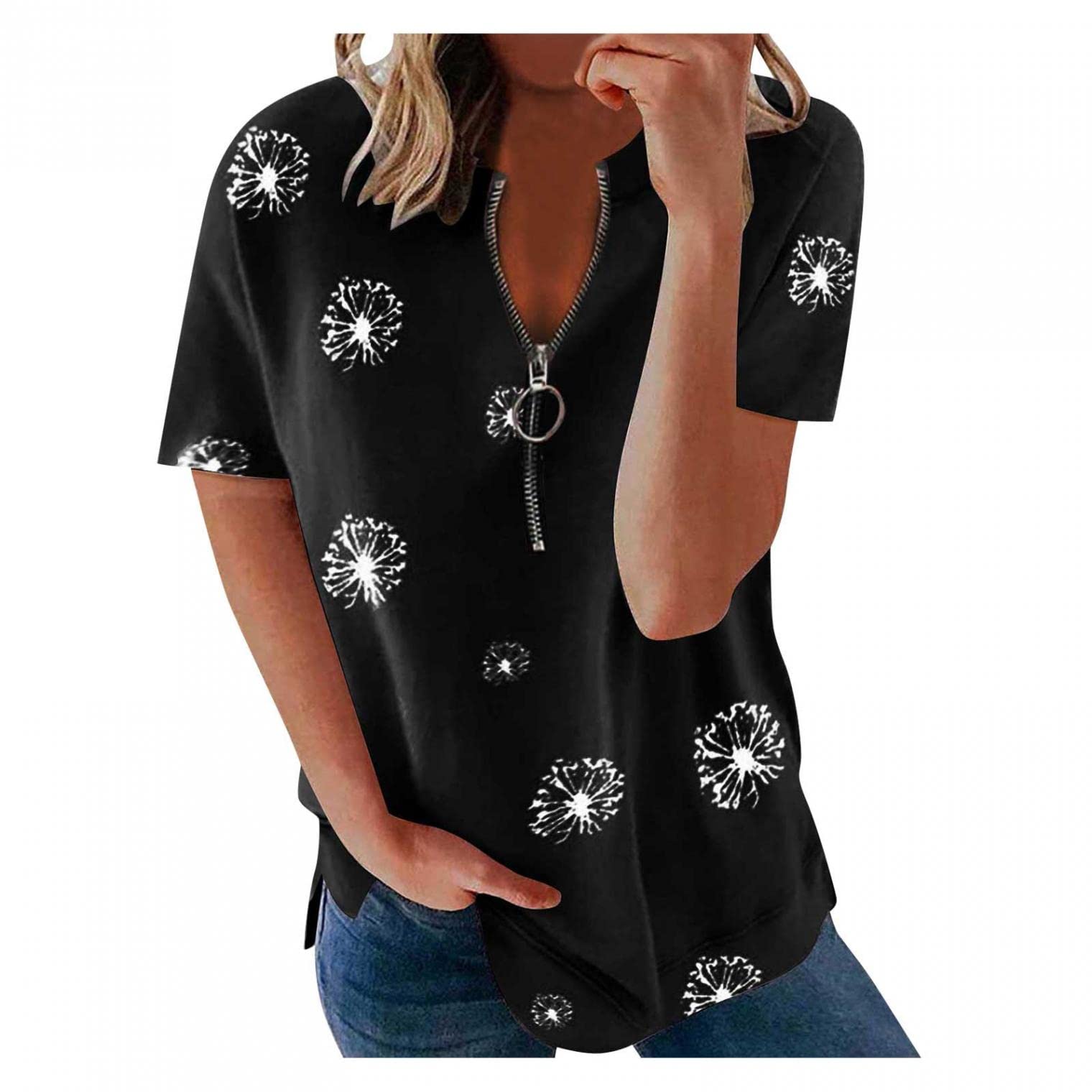 Vintage Graphic T-Shirts for Women - Tie Dye Short Sleeve O-Neck Cute Tops & Tunics | Casual Wear, Summer Outfits, Street Style Fashion
