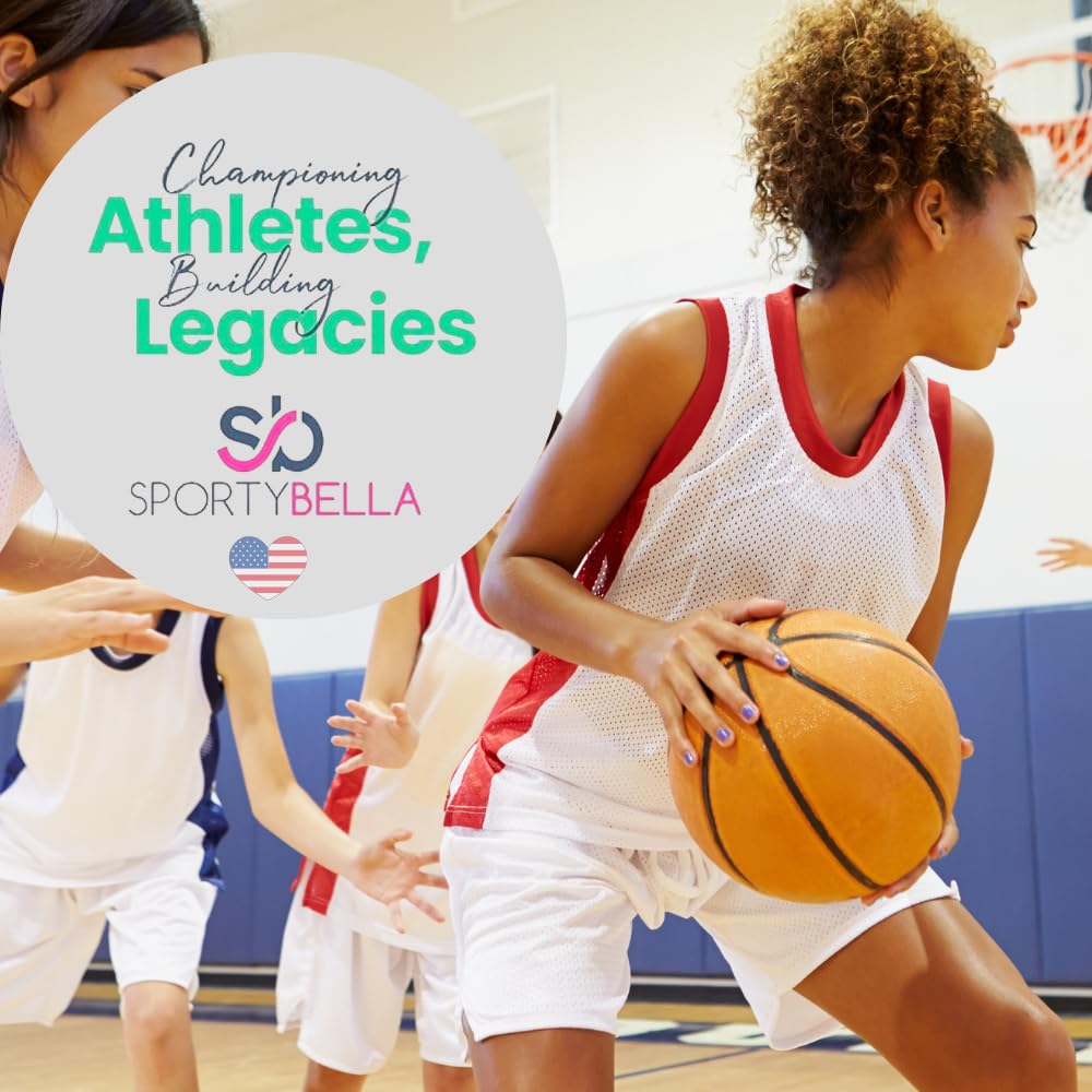Sportybella Basketball Keychain - Inspirational Basketball Jewelry Gift for Girls & Players - 'She Believed She Could So She Did' Motivational Keyring - Perfect for Game Days, Team Gifts & Basketball Enthusiasts