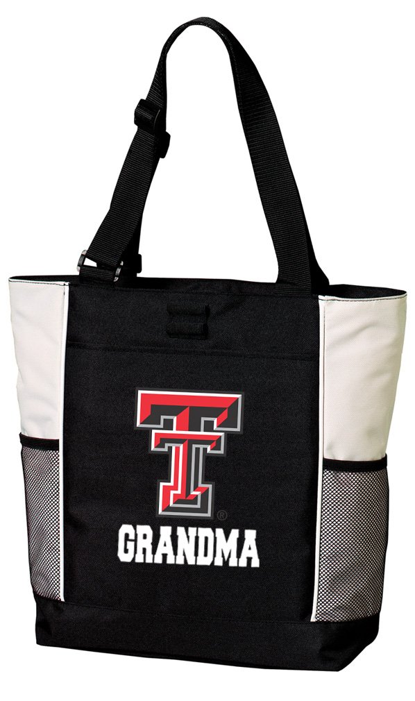 Texas Tech Grandma Tote Bag - Stylish & Durable Canvas Tote for Women, Perfect for Beach, Pool, Travel & Shopping - Texas Tech University Fan Gift & School Spirit Accessory