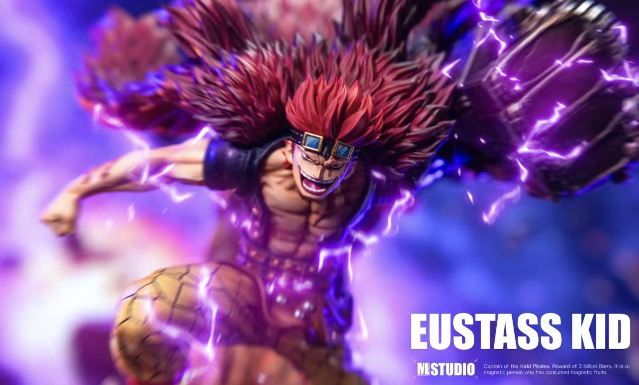 ML Studio Awakened Eustass Kid One Piece Anime Figure - Collectible Action Figure for Fans, Perfect for Display, Gifts, and Cosplay