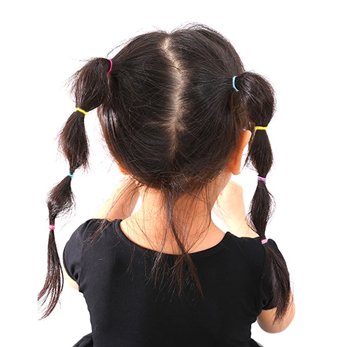 AG TRADE Small Elastic Hair Bands - 1000Pcs Mini Rubber Hair Ties (2mm x 30mm) for Women, Girls & Kids - Disposable Hair Holders for Ponytails, Braids & Everyday Use