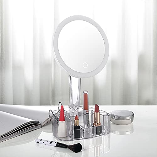 Licogel LED Makeup Mirror - USB Rechargeable, Detachable for Vanity & Travel