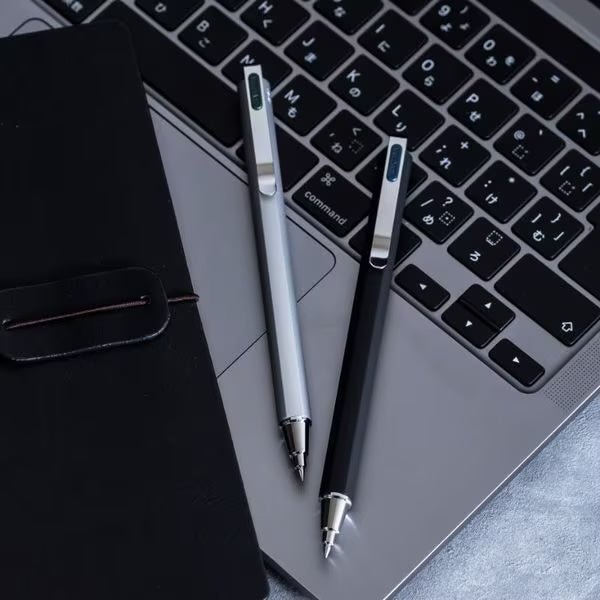 Ballsign iD Plus Gel Pen - Smooth Writing 0.5mm Fine Point - Black Ink - Sakura Japan - Perfect for Journaling, Note Taking & Office Use