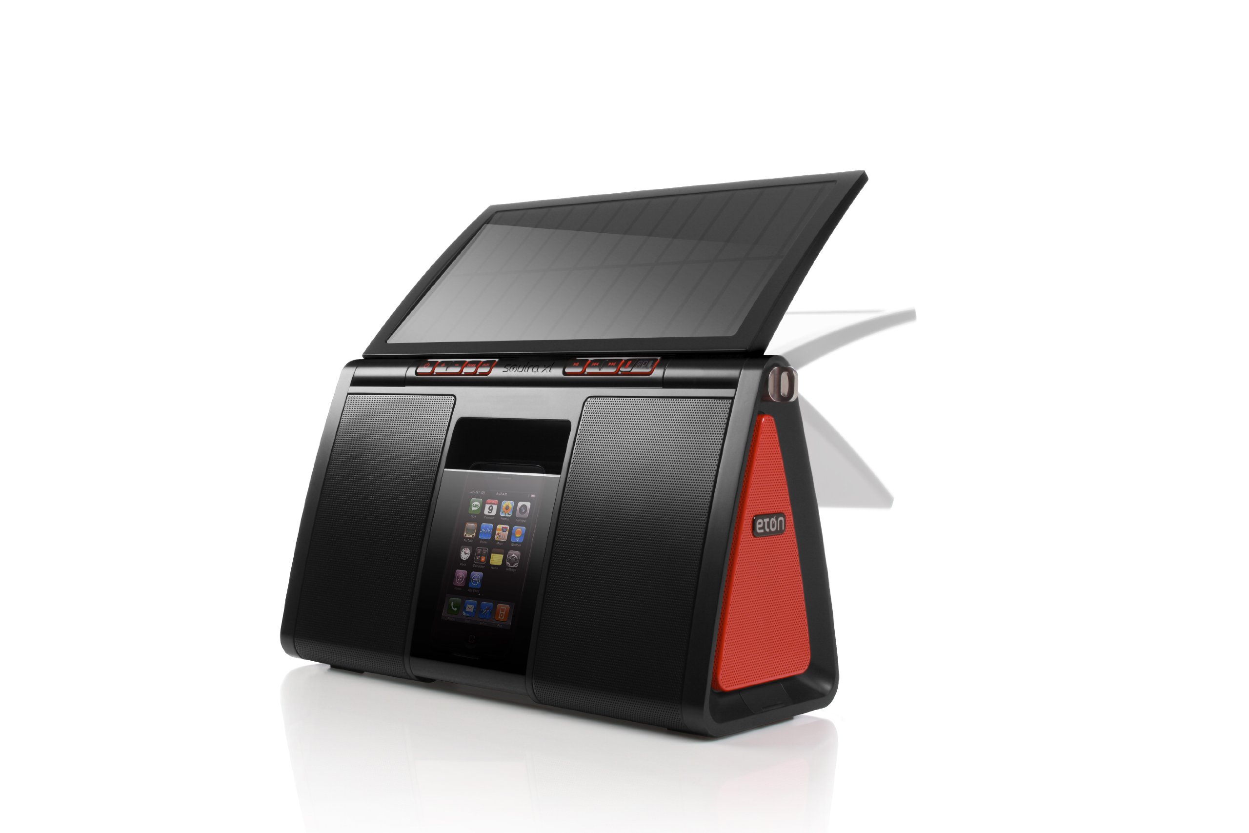 Eton Soulra XL Solar Powered Bluetooth Speaker for iPhone, iPod & Devices - Portable Outdoor Wireless Sound System for Beach, Camping, Hiking (NSP500B)