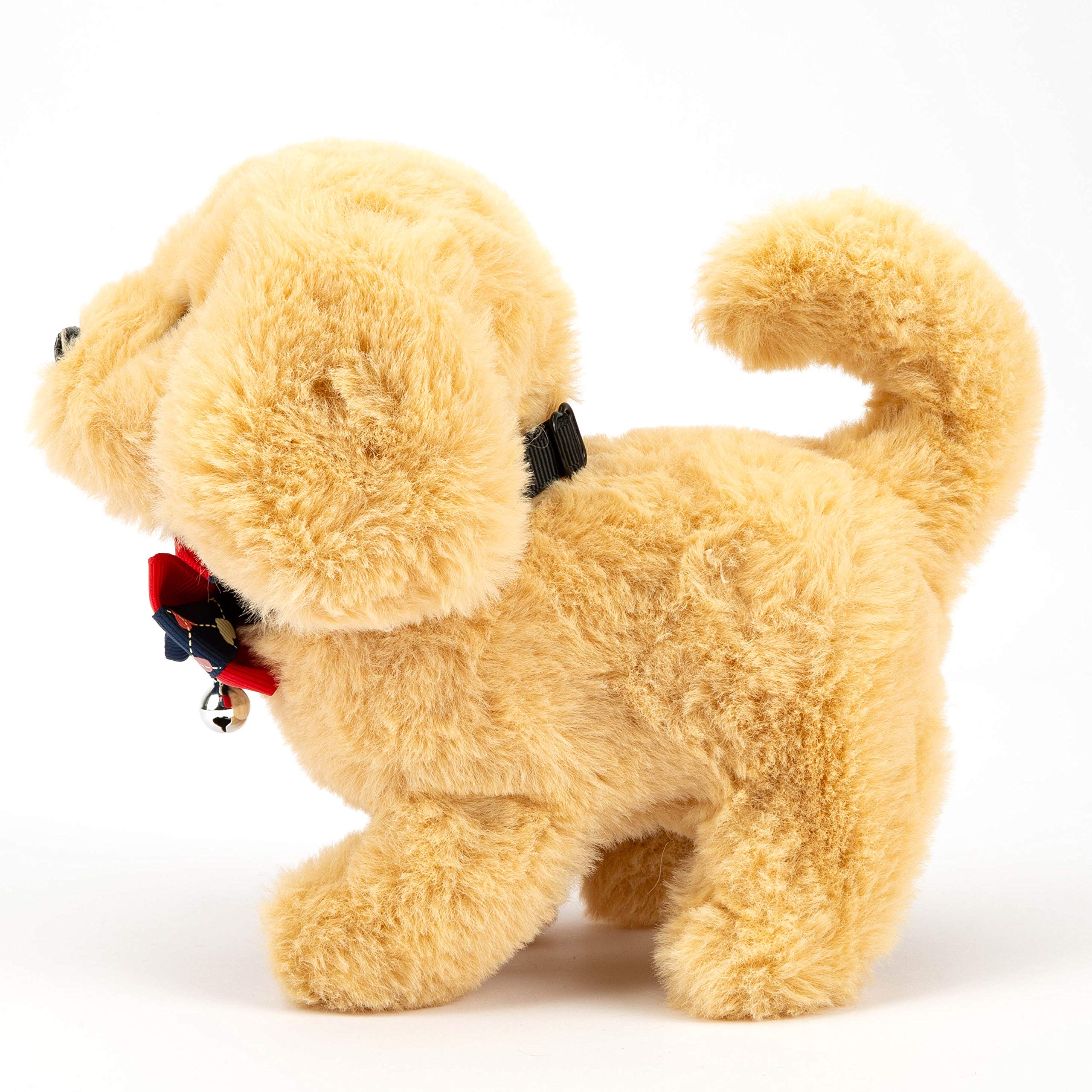 Interactive Plush Dog Toy - Realistic Walking & Barking Electronic Pet, 7