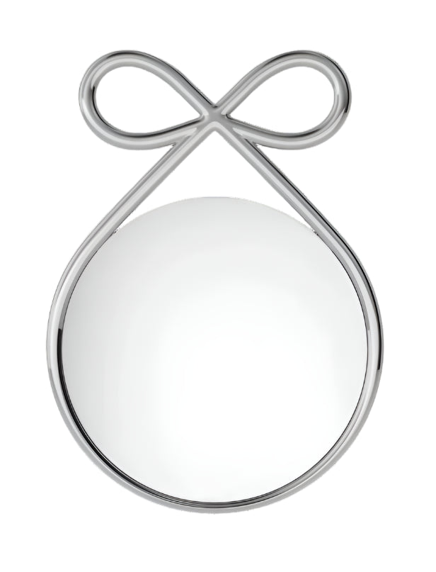 Qeeboo Ribbon Mirror - Elegant Metal Finish Wall Decor for Living Room, Bedroom & Entryway