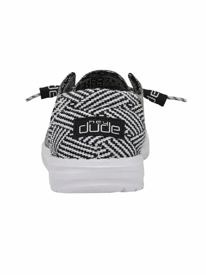 Hey Dude Youth Wendy Shoes - Comfortable Casual Sneakers for Boys & Girls | Breathable Fabric & Lightweight Design | Perfect for School, Playdates & Everyday Wear