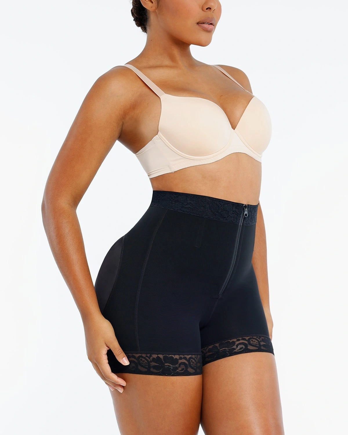 AirSlim® Lace Steel Boned Butt Enhancer - Shapewear for Women, Waist Trainer & Hip Lift Underwear | Perfect for Body Shaping, Special Occasions & Everyday Wear
