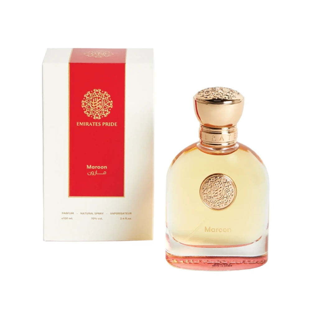 Maroon Eau de Parfum 100ml for Women - Long Lasting Floral Fragrance | Perfect for Date Nights, Office & Special Occasions