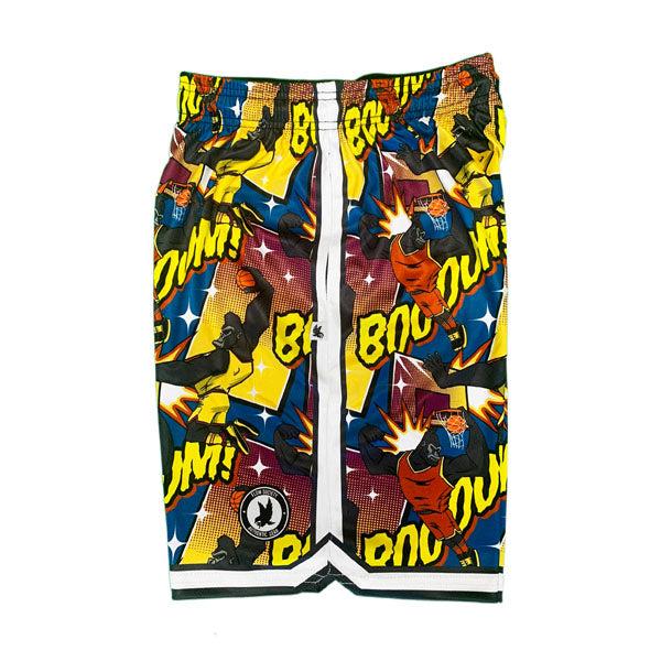Boys' Basketball Shorts with Gorilla Print - Breathable & Comfortable for Sports, Gym, and Casual Wear