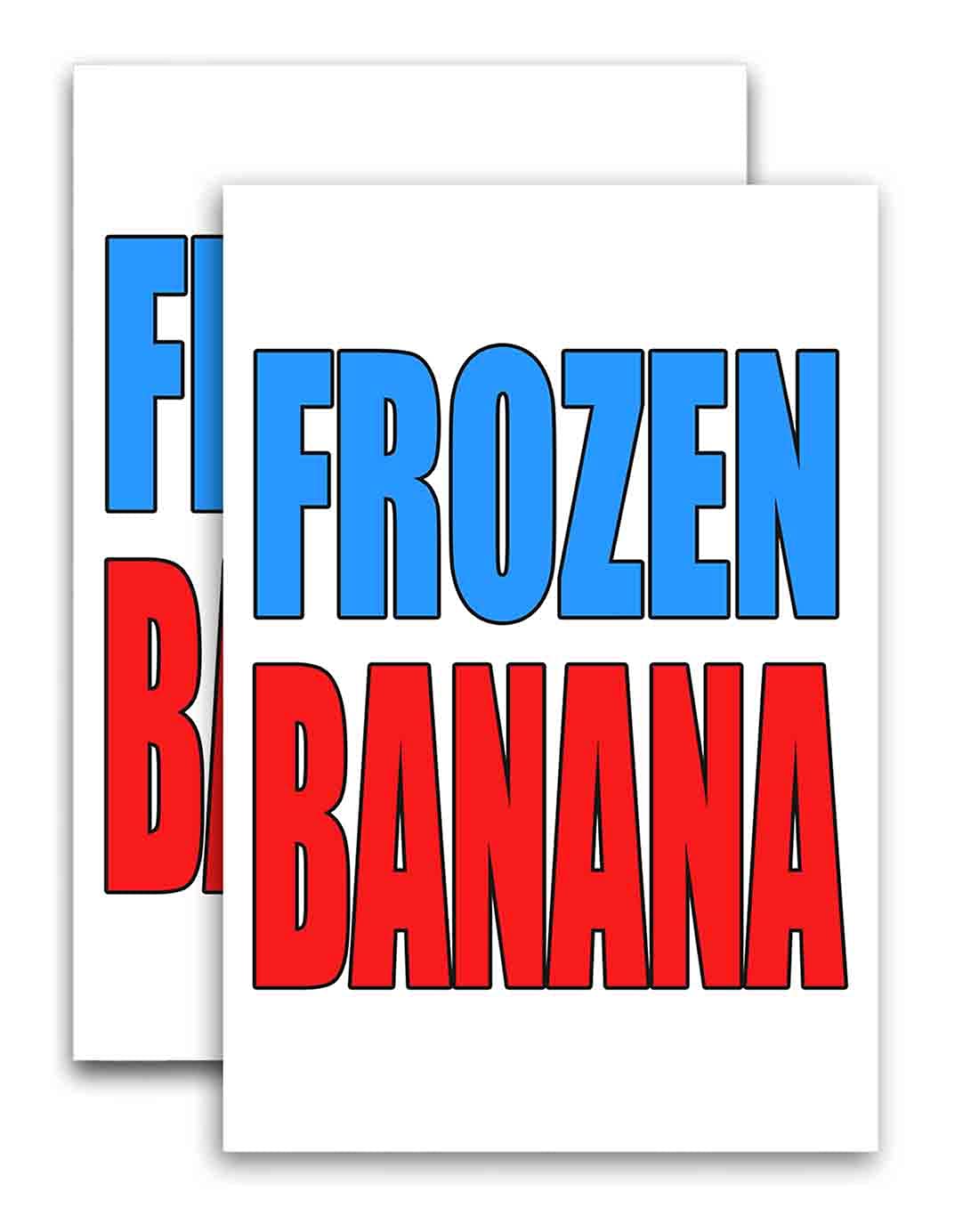 Frozen Banana Vinyl Decal (24