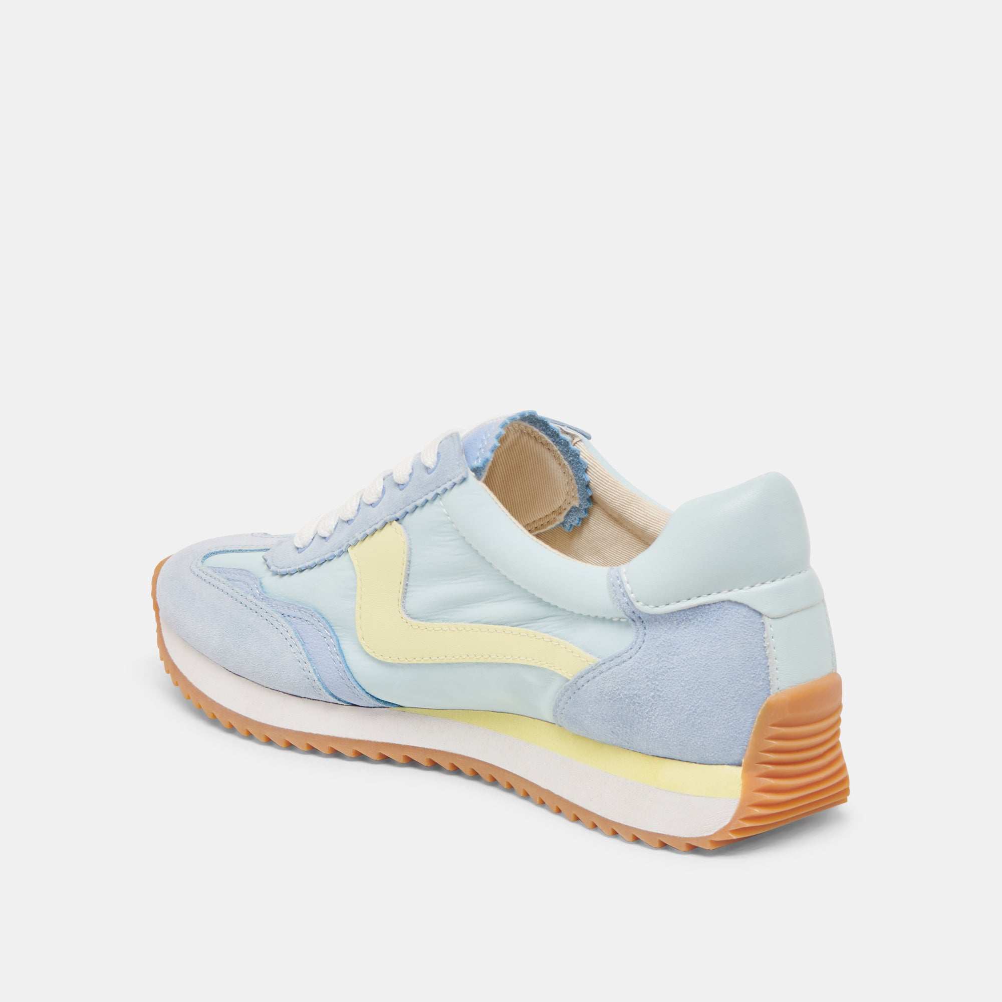 B.NTCD Blue Nylon Sneakers - Lightweight Comfortable Running Shoes for Men & Women - Perfect for Gym, Jogging, and Casual Wear