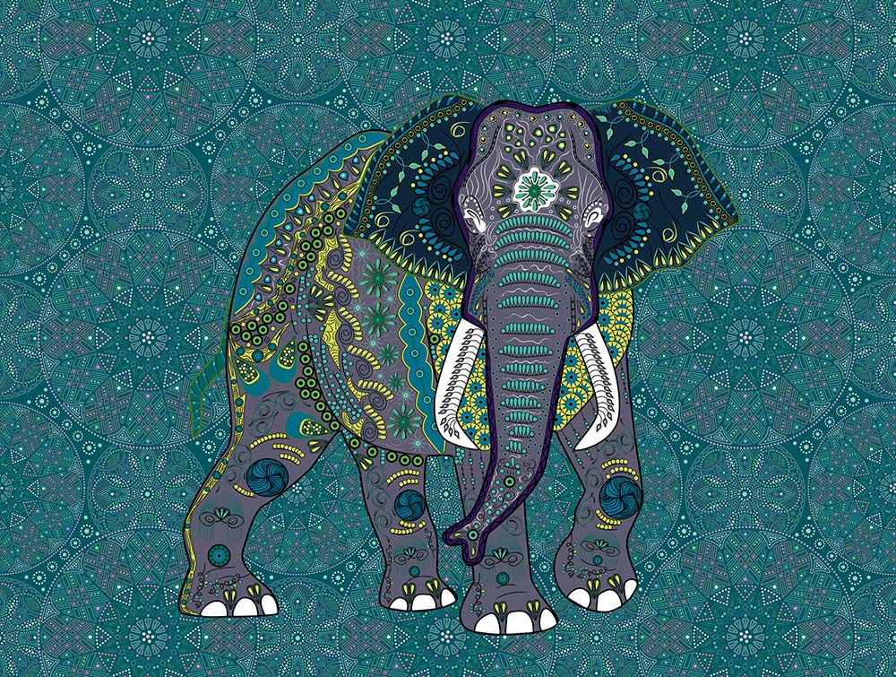 Stylish Elephant Wall Decor - Handcrafted Home Art for Living Room, Bedroom & Nursery - Perfect for Boho, Farmhouse & Modern Interiors