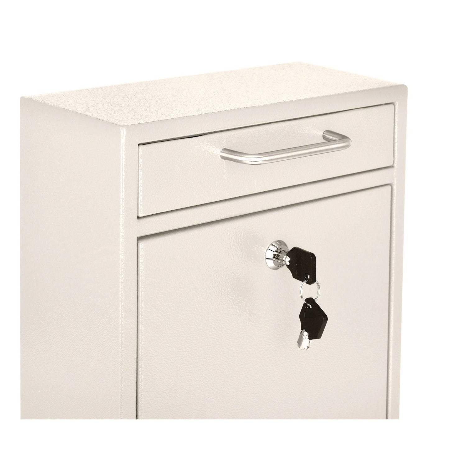 AdirOffice Medium Ultimate Wall Mounted Mailbox - 10.4 x 4.5 x 12 Inches, White - Perfect for Home, Office & Apartment Mail Organization