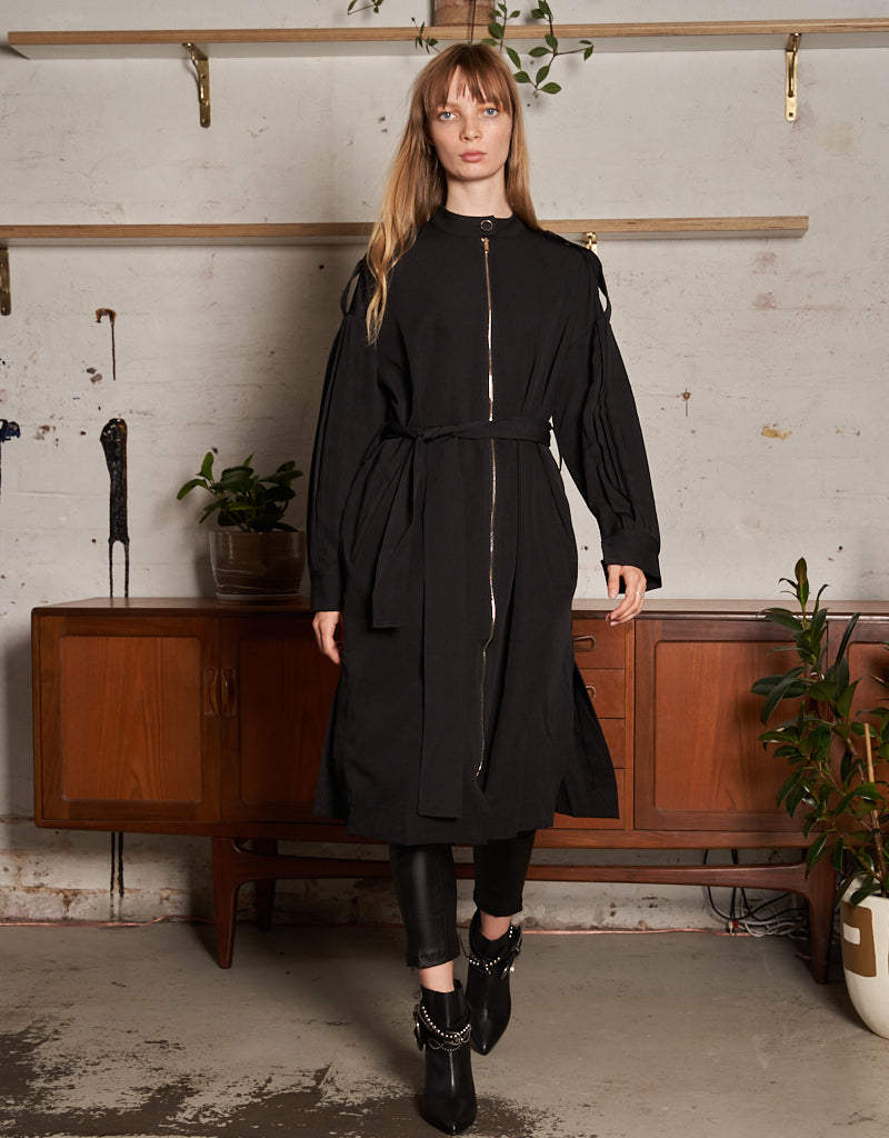 Women's Puff Sleeve Jacket - Stylish Blazer with Oversized Shoulder Design for Office, Party & Date Night Outfits | Trendy Fall Winter Fashion Outerwear