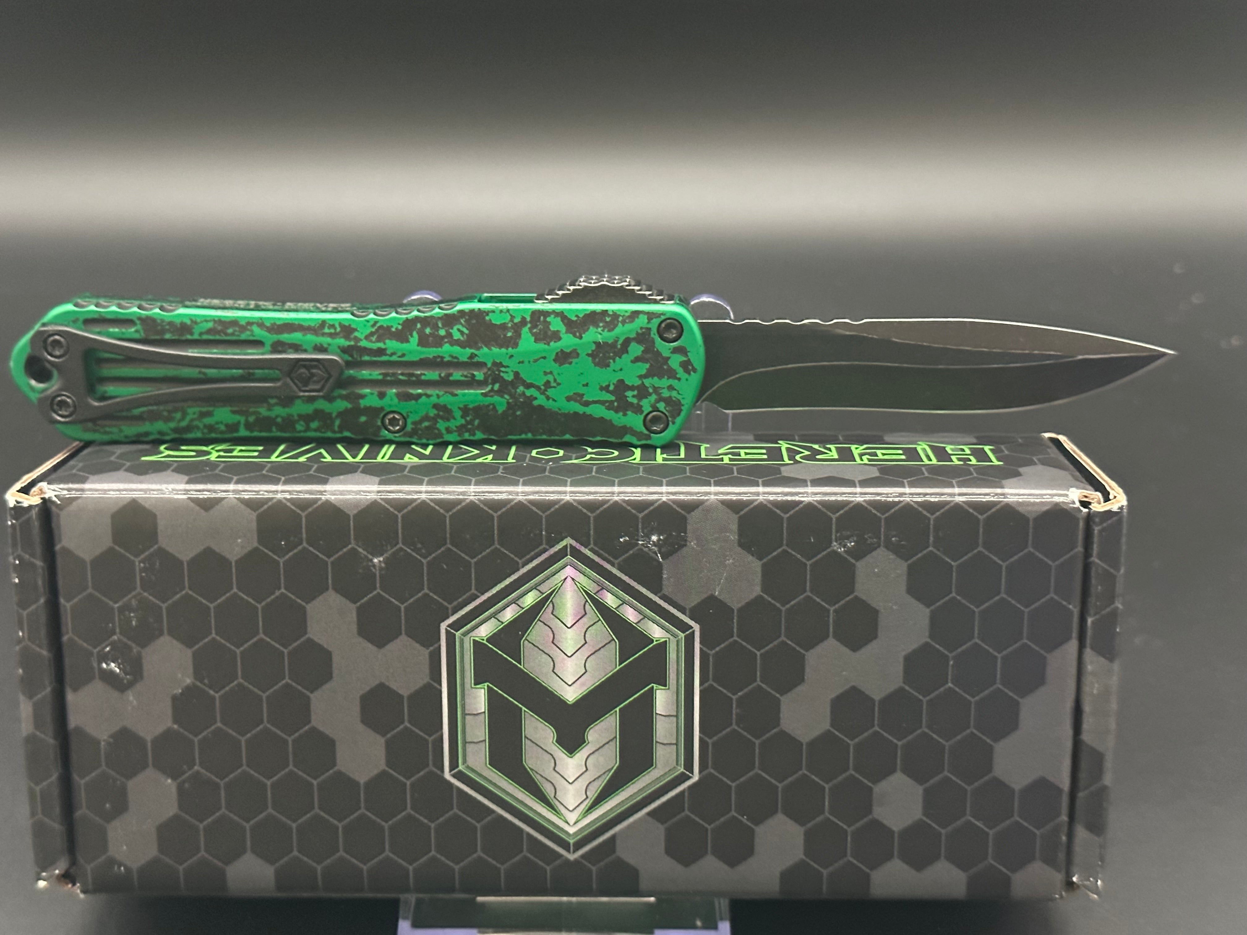 Heretic Manticore E Knife (2022 USN Show Special) - Tactical EDC Folding Knife for Outdoor, Camping & Survival