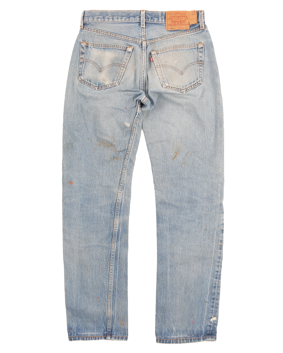 Vintage 1990s Levi's 501 Original Fit Painter Jeans - Classic Denim Pants for Men, Retro Workwear & Casual Style