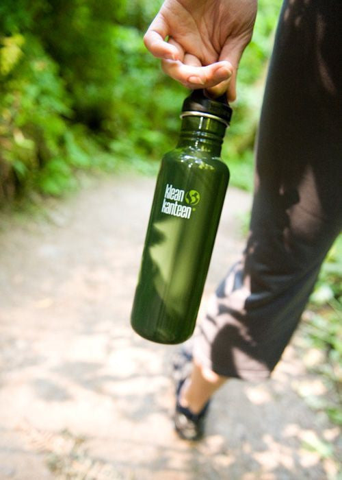 Klean Kanteen Stainless Steel Water Bottle with Loop Cap - Leak Proof & Eco Friendly for Hiking, Gym & Outdoor Activities