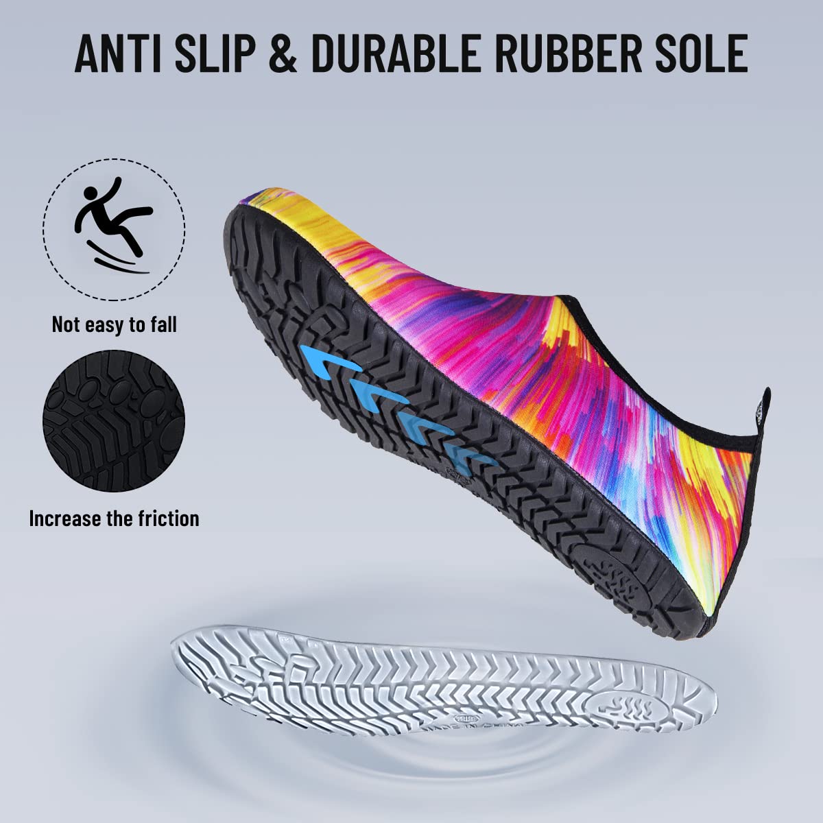 **Men's & Women's Quick-Dry Water Shoes - Barefoot Beach Pool Shoes for Surfing, Swimming, Yoga & Water Sports | Lightweight Aqua Socks for Beach, Pool & Outdoor Activities**