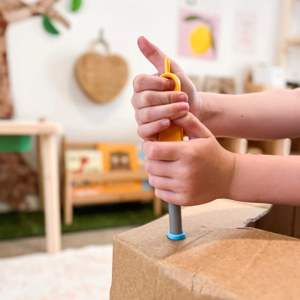 Makedo Create - Kids DIY Cardboard Construction Kit for Creative Play | STEM Learning Toy for Building & Imagination | Perfect for Home, Classroom & Playroom Activities