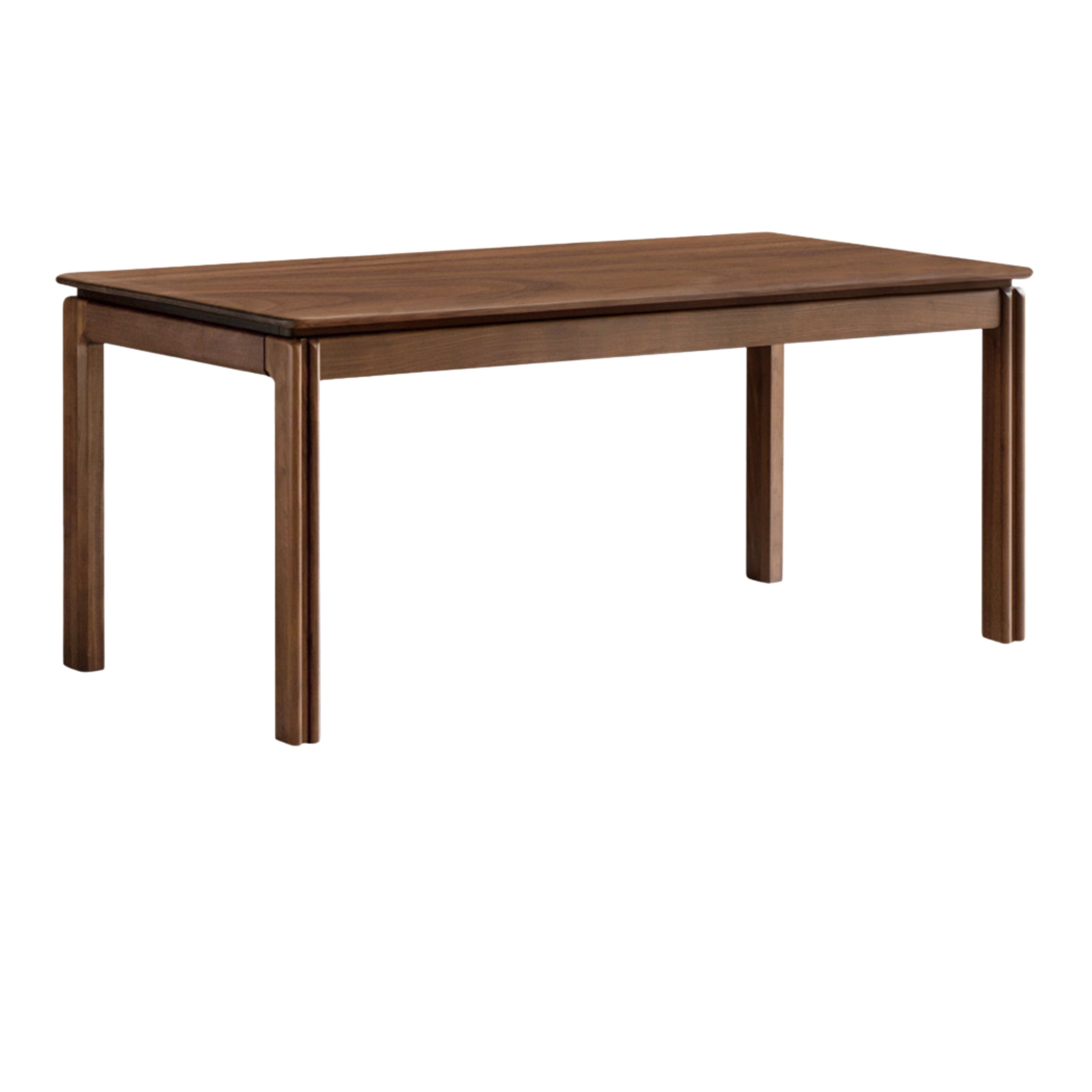 Solid Oak Wood Dining Table - Light Luxury Modern Design for Dining Room, Kitchen, or Open Space - Perfect for Family Gatherings & Dinner Parties