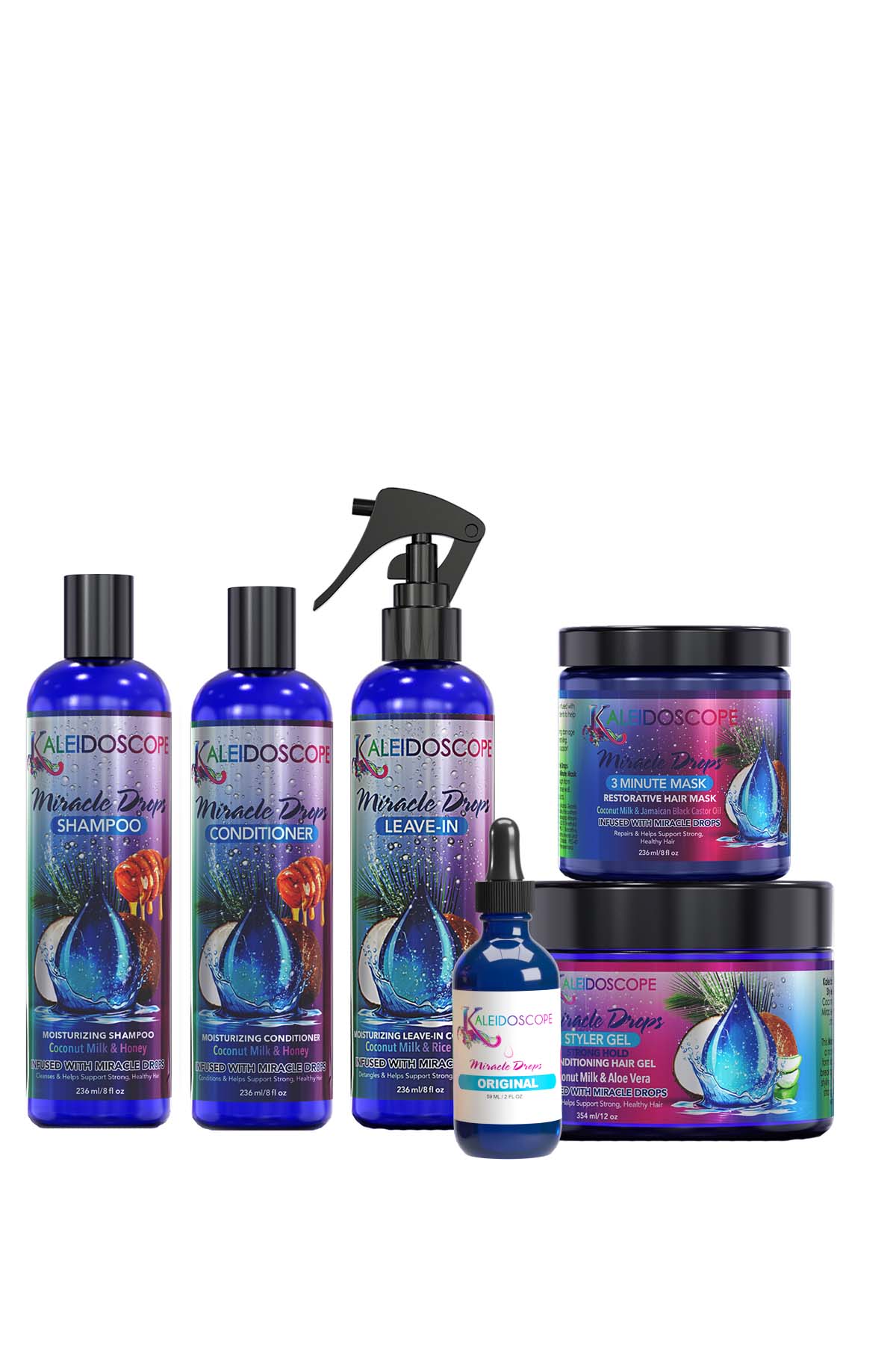 Miracle Drops Intro Bundle - Premium Skincare Set for Glowing Skin | Hydrating Facial Serum & Moisturizer Kit | Perfect for Daily Routine & Night Care