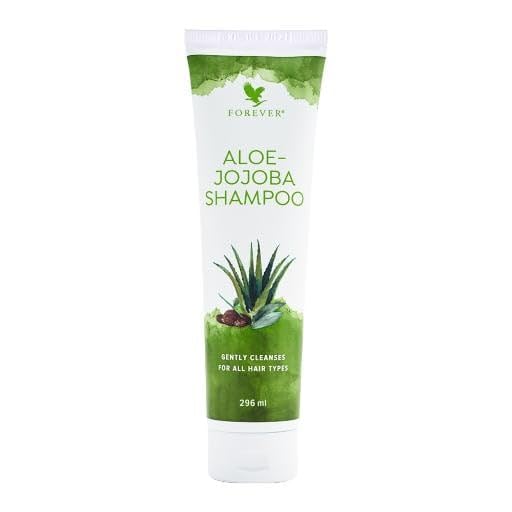 Forever Jojoba Shampoo for All Hair Types - Gentle Natural Hair Cleanser (10 fl oz/296ml) - Hydrating & Nourishing Formula for Dry, Damaged or Color-Treated Hair - Perfect for Daily Use at Home or Salon