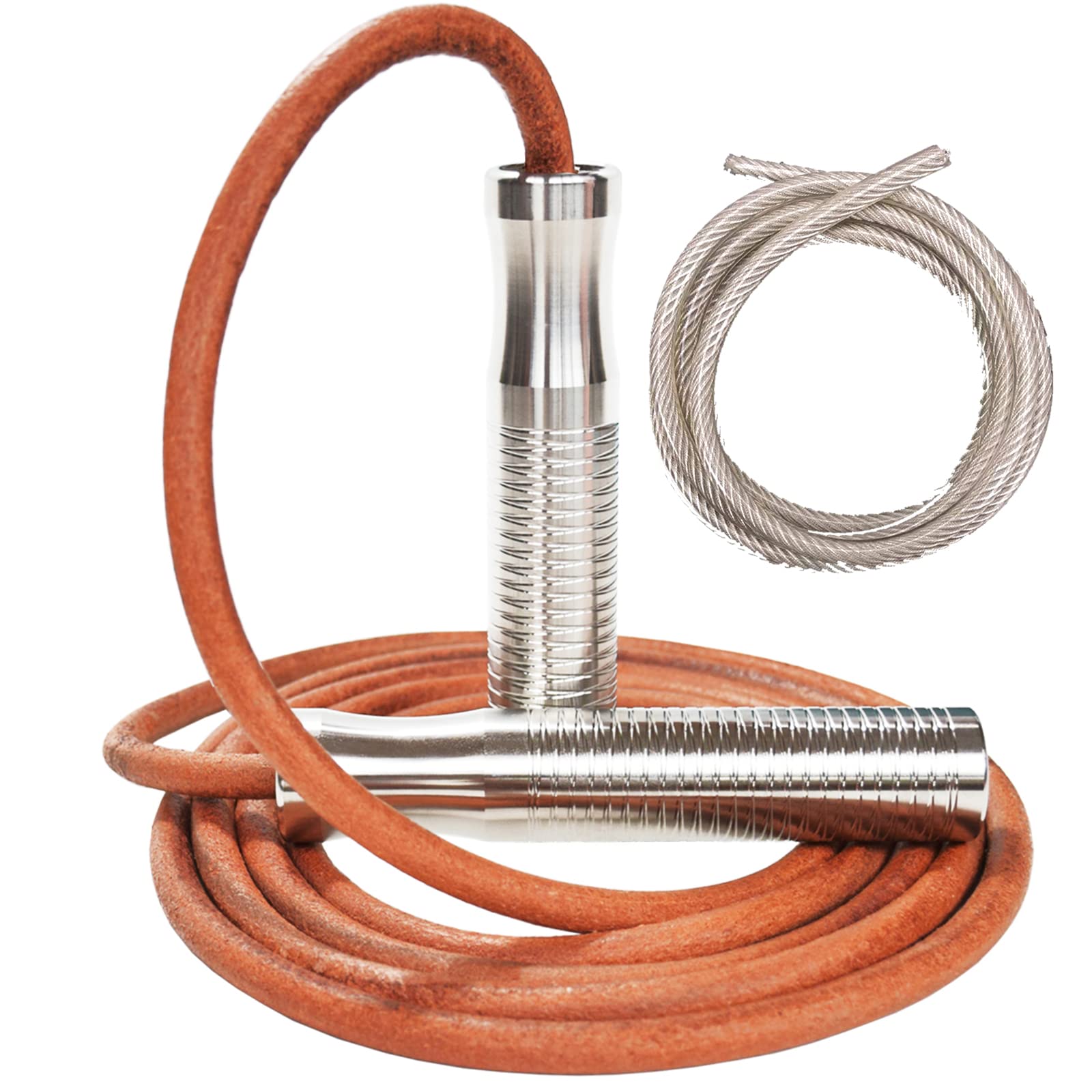 Ahomie Weighted Jump Rope for Fitness - Adjustable Heavy Jump Rope with Non-Slip Stainless Steel Handles for Women & Men - Ideal for CrossFit, HIIT, Boxing, and Endurance Training Workouts