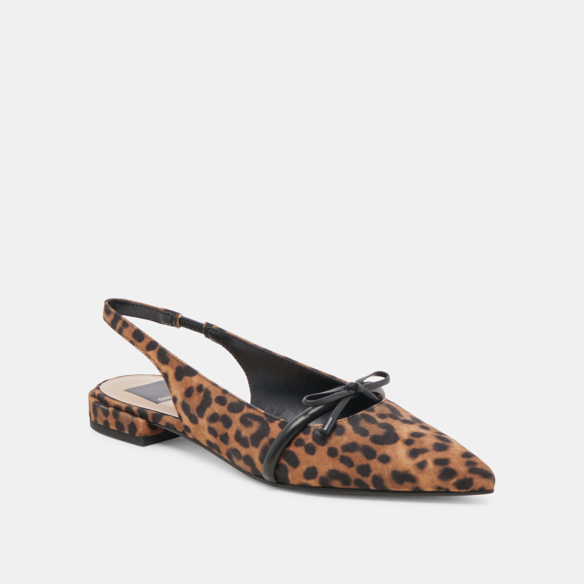 PAYGE Women's Leopard Print Suede Ballet Flats - Comfortable & Stylish Shoes for Casual Wear, Office, and Everyday Outfits