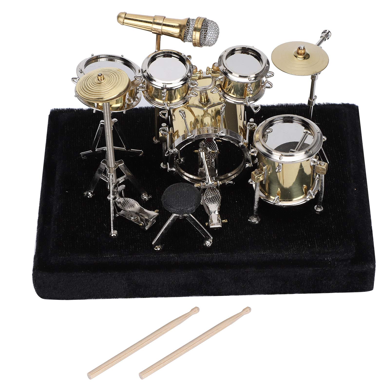 Mini Drum Model - Handcrafted Home Musical Instrument Decor, Exquisite Graduation Gift for Music Lovers | Perfect for Room Decor, Party Favors & Special Occasions