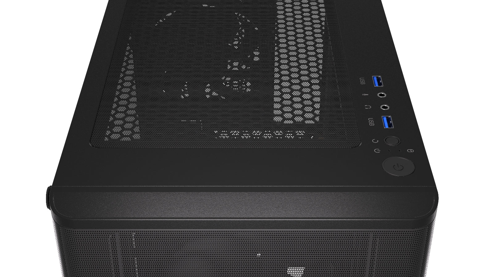 Endorfy Ventum 200 Air ATX Mid Tower PC Gaming Case - High Airflow, Tempered Glass Side Panel, RGB Lighting (EY2A002) - Perfect for Gaming Rigs & Workstation Builds