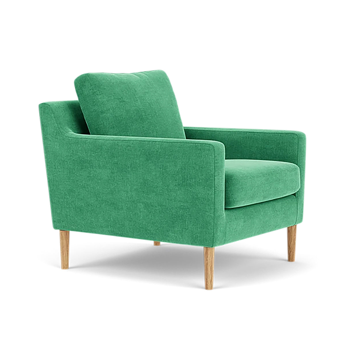 Astha Fabric Armchair - Modern Upholstered Accent Chair for Living Room, Bedroom & Office - Comfortable Lounge Chair with Soft Fabric & Sturdy Frame