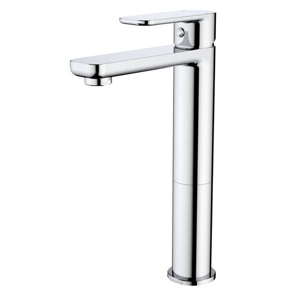 Caroma Luna Lead-Free Tower Basin Mixer Chrome - Modern Bathroom Faucet for Sink, Vanity & Powder Room (ADA Compliant)