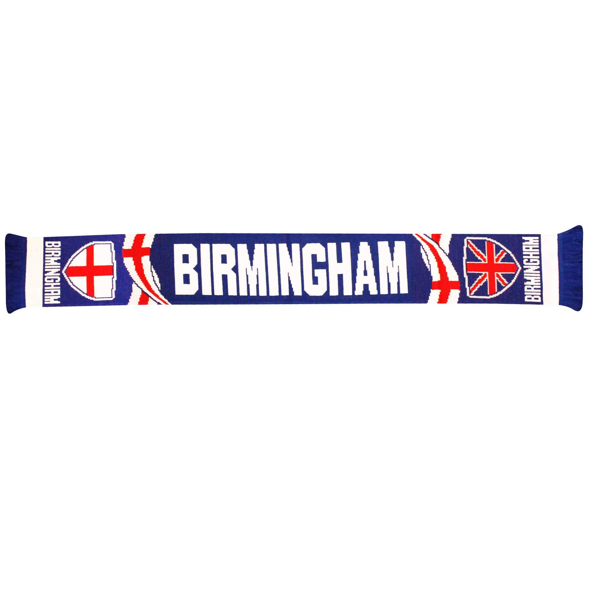 Birmingham City FC Scarf - 100% Acrylic Football Fan Scarf - Perfect for Match Days, Gifts & Winter Warmth