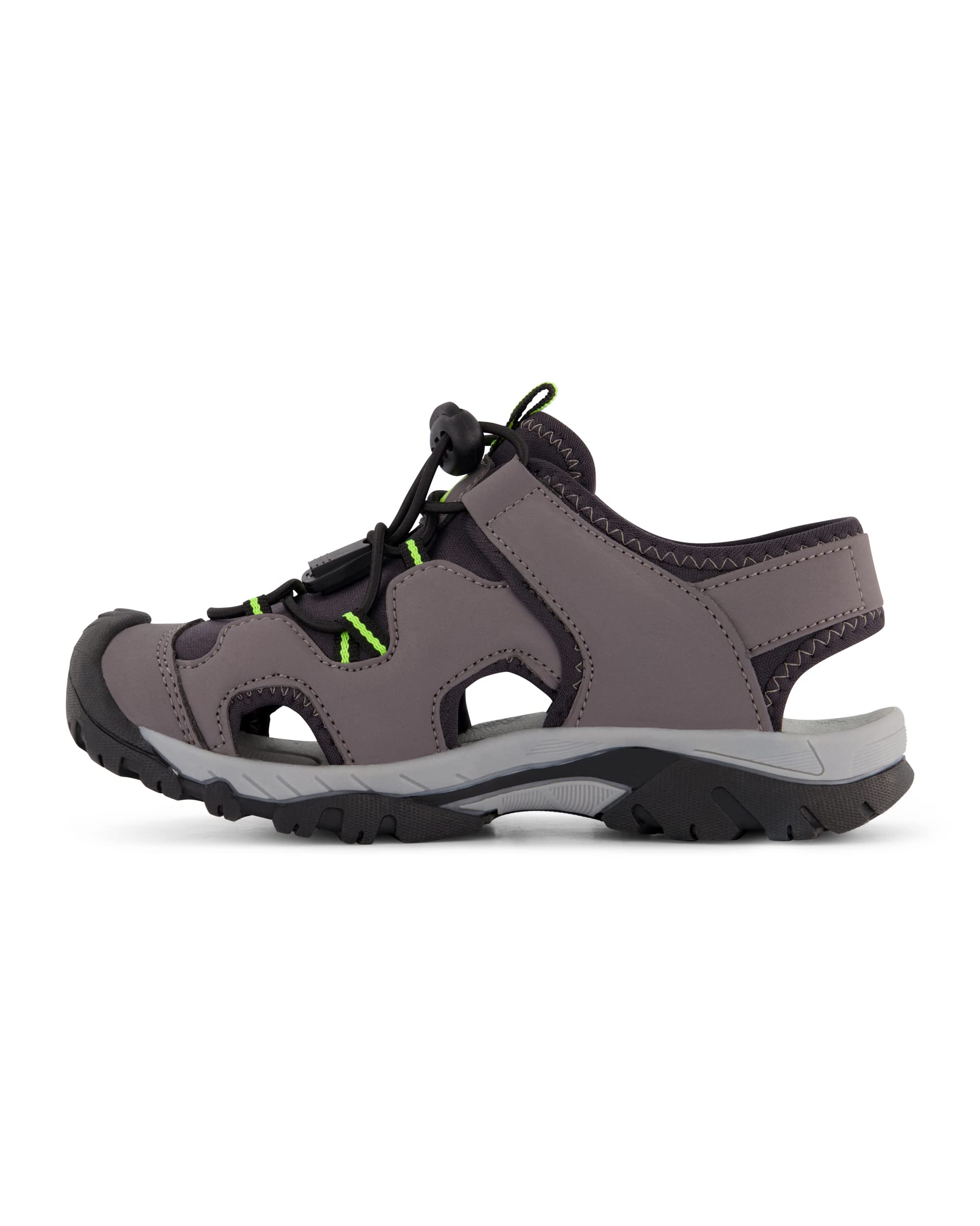 ZeroXposur Boys Wallowa River Closed-Toe Hiking Sandals - Waterproof Outdoor Adventure Sandals for Kids - Perfect for Camping, Beach & Trail Walking