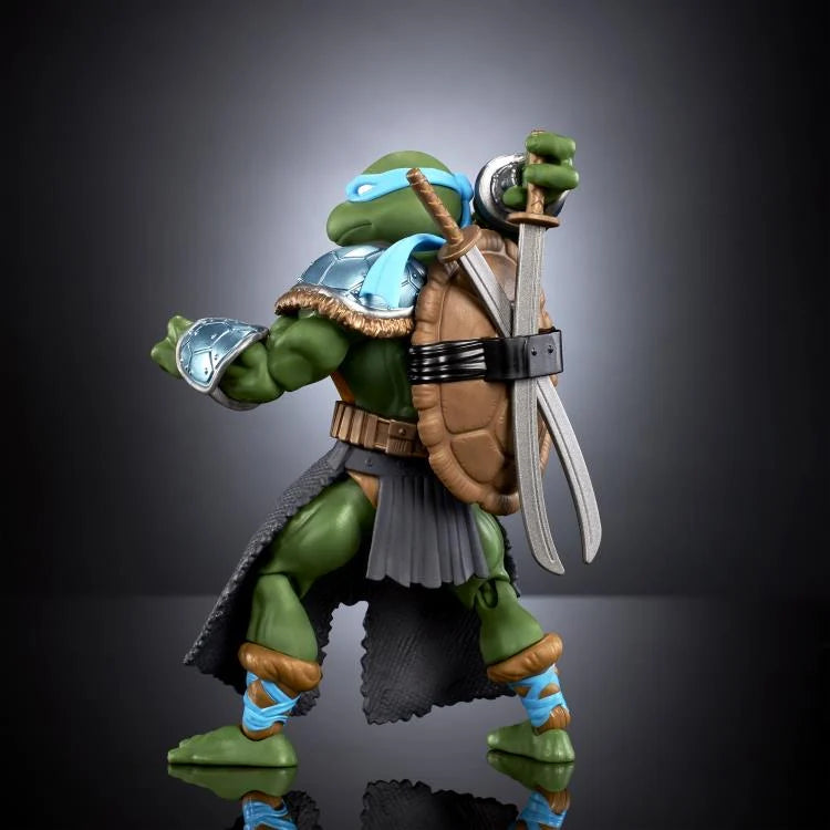 Masters of the Universe Origins Turtles of Grayskull Stealth Armor Leonardo Action Figure - Collectible Toy for Fans & Display, Perfect for Play, Gifts, and Nostalgic TMNT Collections