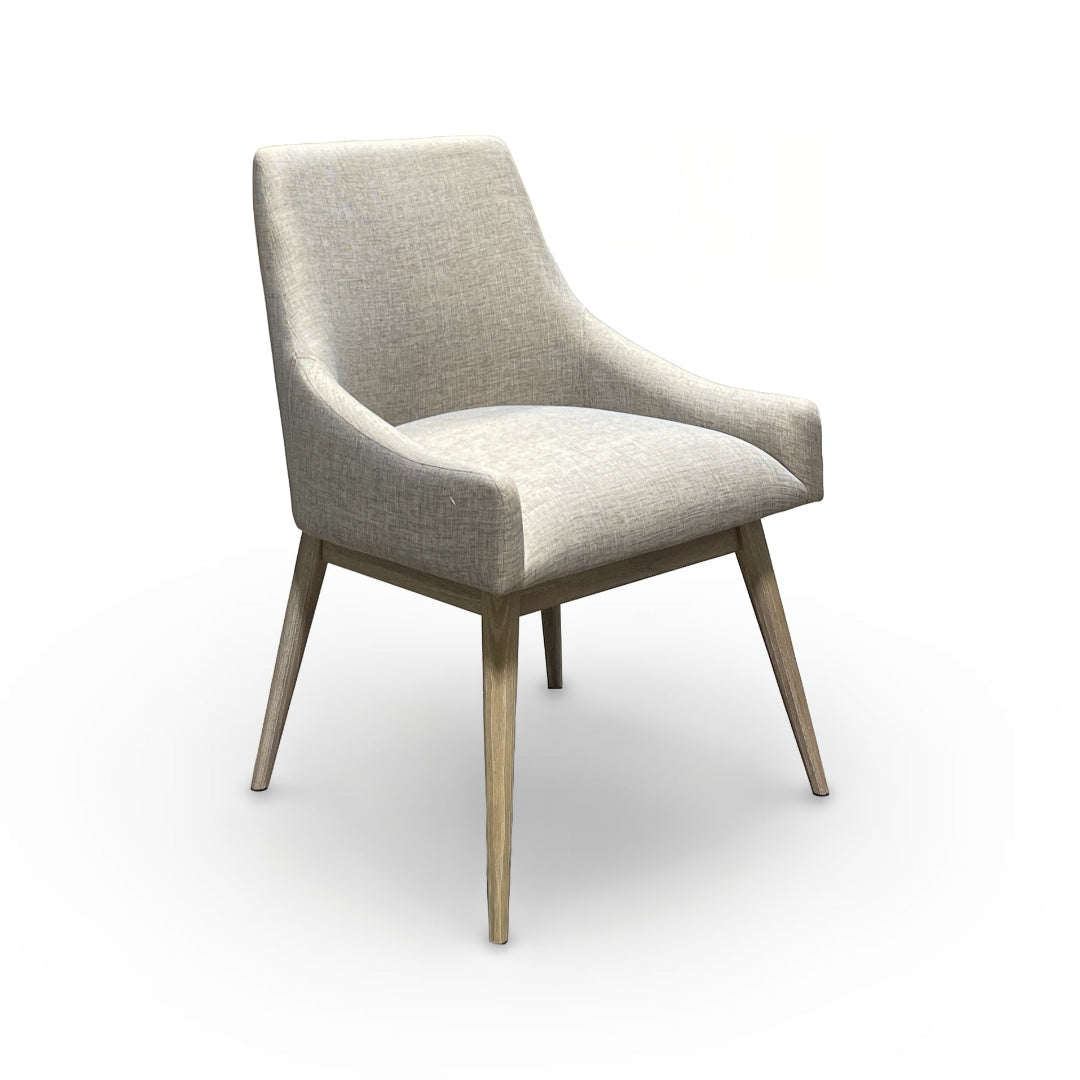 Olivia Modern Dining Chair - Upholstered Fabric Seat, Sturdy Wooden Legs - Perfect for Kitchen, Dining Room, Breakfast Nook & Home Office