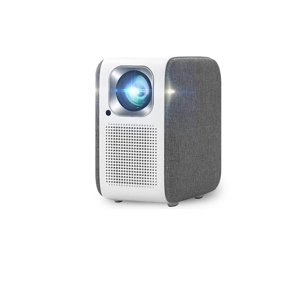 FPVAWKBL QUYNAGER Mini Projector - 4K HD Smart Home Theater Projector with LED Beam, Wireless Smartphone & TV Connectivity for Movies, Gaming & Outdoor Entertainment (Wall Projection, Portable Design)