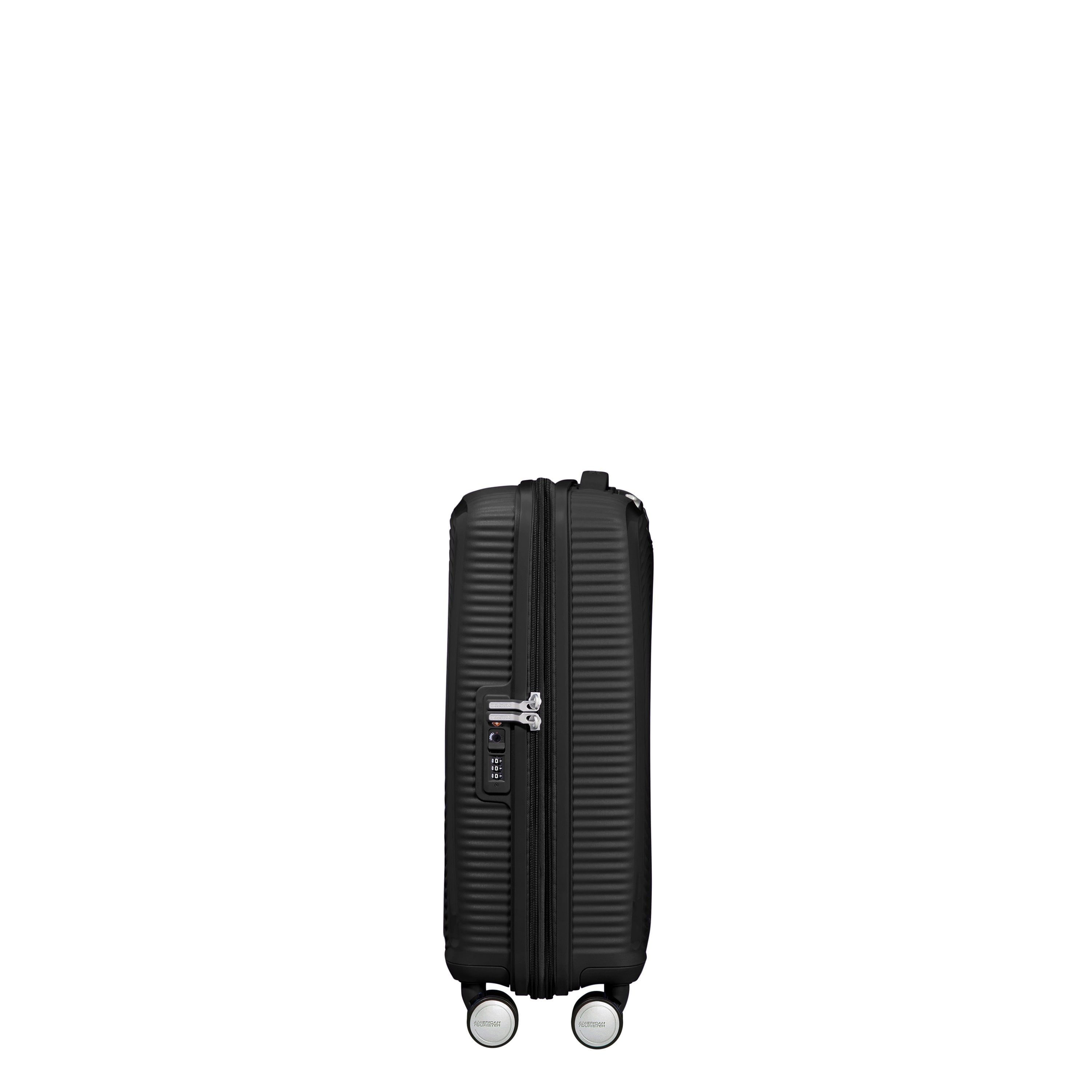 American Tourister Curio Spinner Expandable Carry On Luggage - Lightweight Hardshell Suitcase for Air Travel, Business Trips & Weekend Getaways