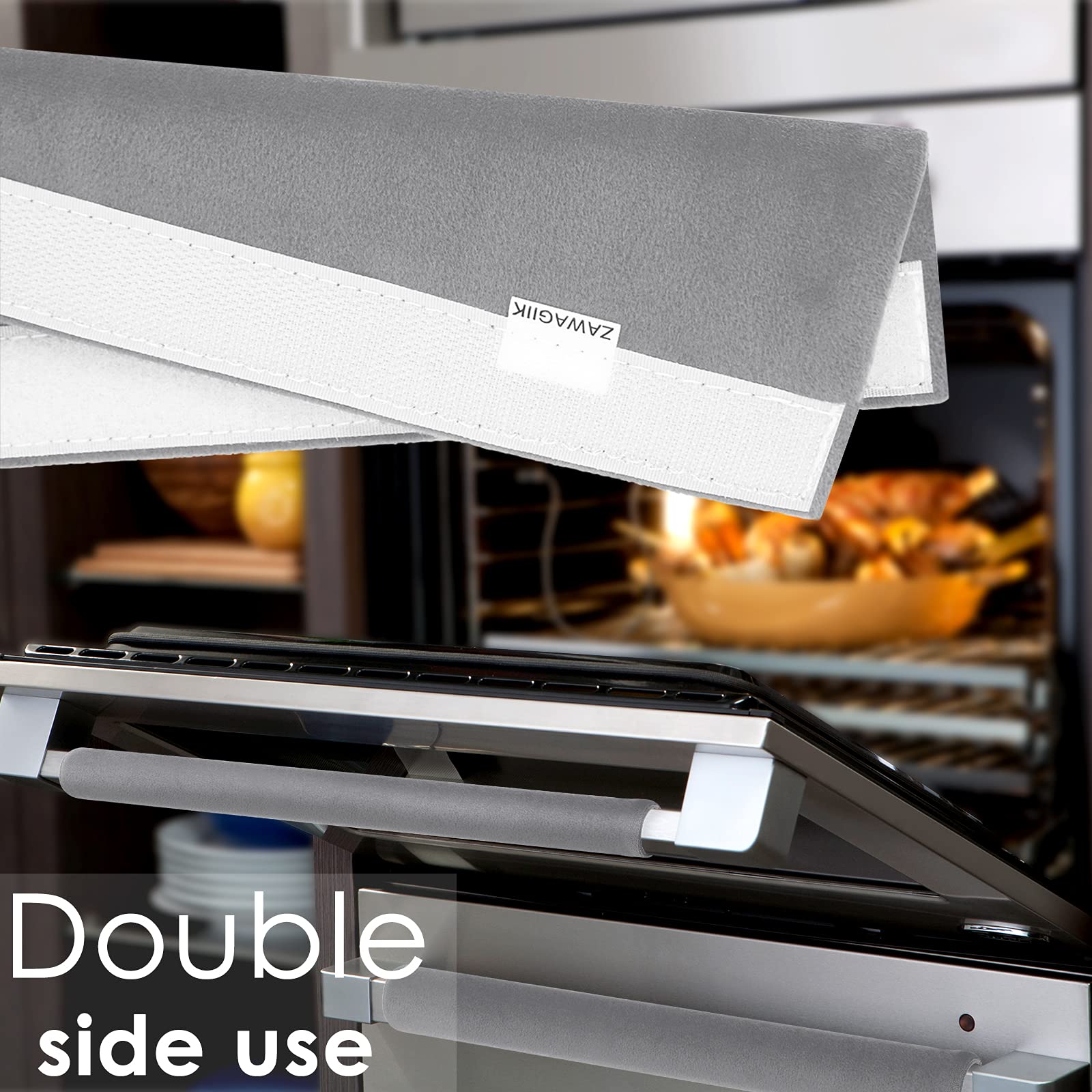 7-Pack Refrigerator Door Handle Covers - Kitchen Appliance Handle Protectors for Fridge, Microwave & Dishwasher - Anti-Fingerprint, Stain-Resistant - Perfect for Home, Office & Restaurant Use