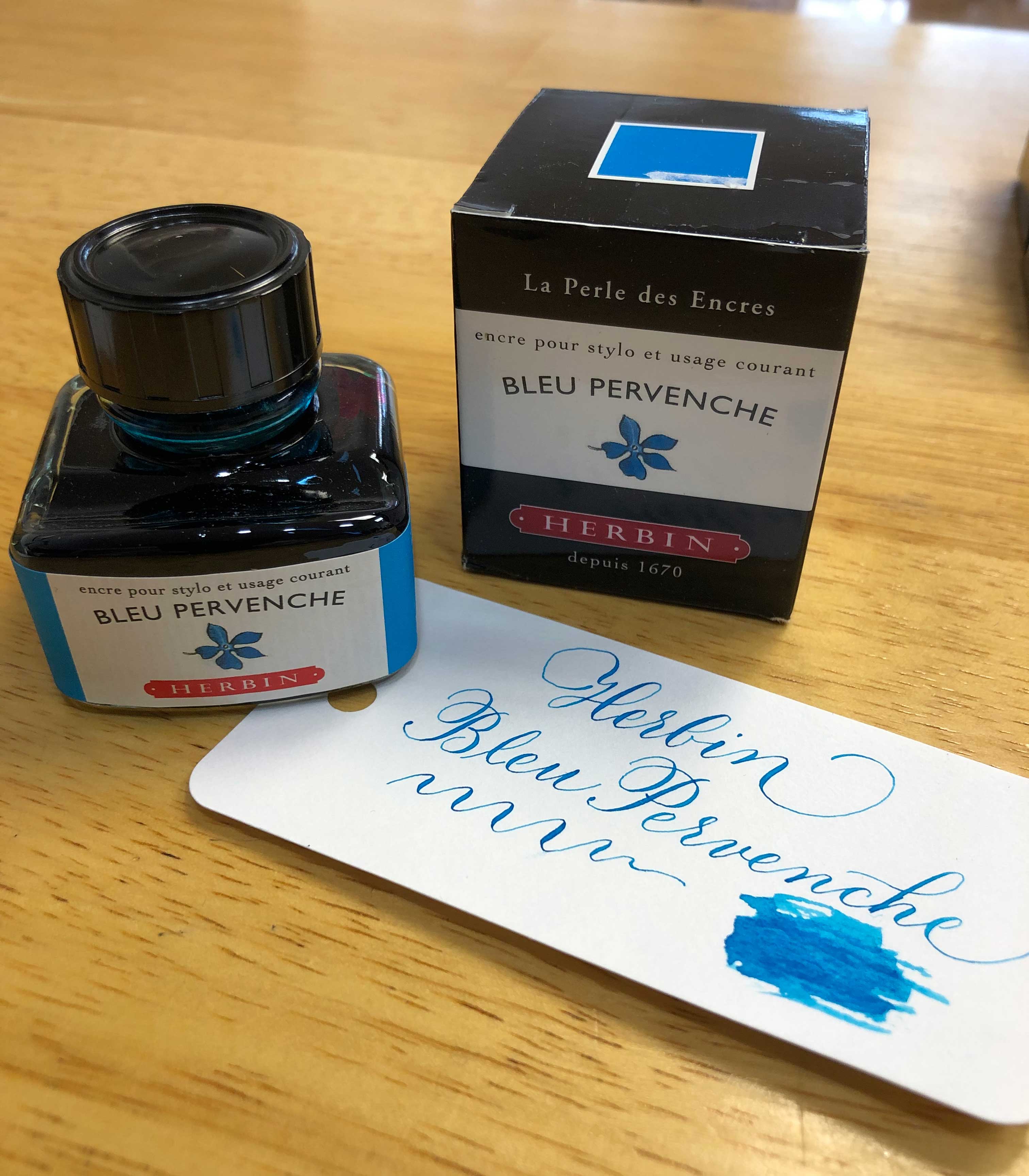 Premium Herbin Fountain Pen Ink - 30ml Bottle for Calligraphy, Writing & Art | Smooth Flow, Vibrant Colors, Ideal for Journals, Letters & Creative Projects
