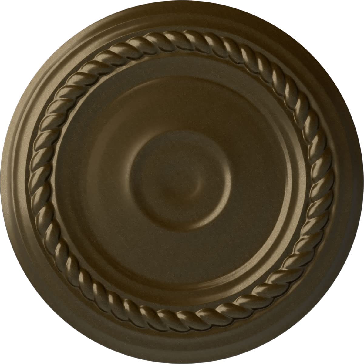 Ekena Millwork CM07ALBRS Small Alexandria Ceiling Medallion - 7 7/8