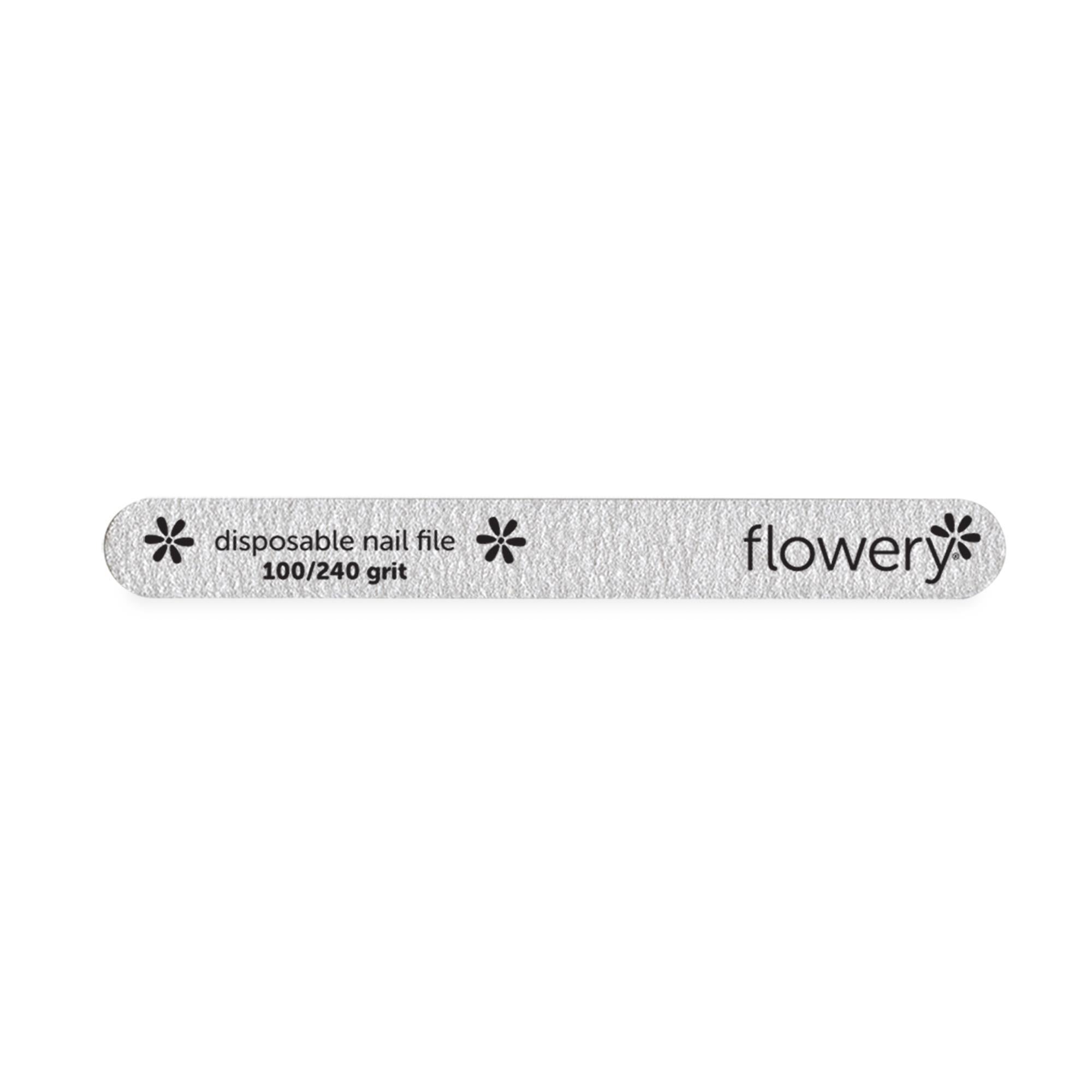Premium Disposable Nail Files - Silver Cushion Core 100/240 Grit (Pack of 100) | Professional Manicure & Pedicure Tools for Salons and Home Nail Care