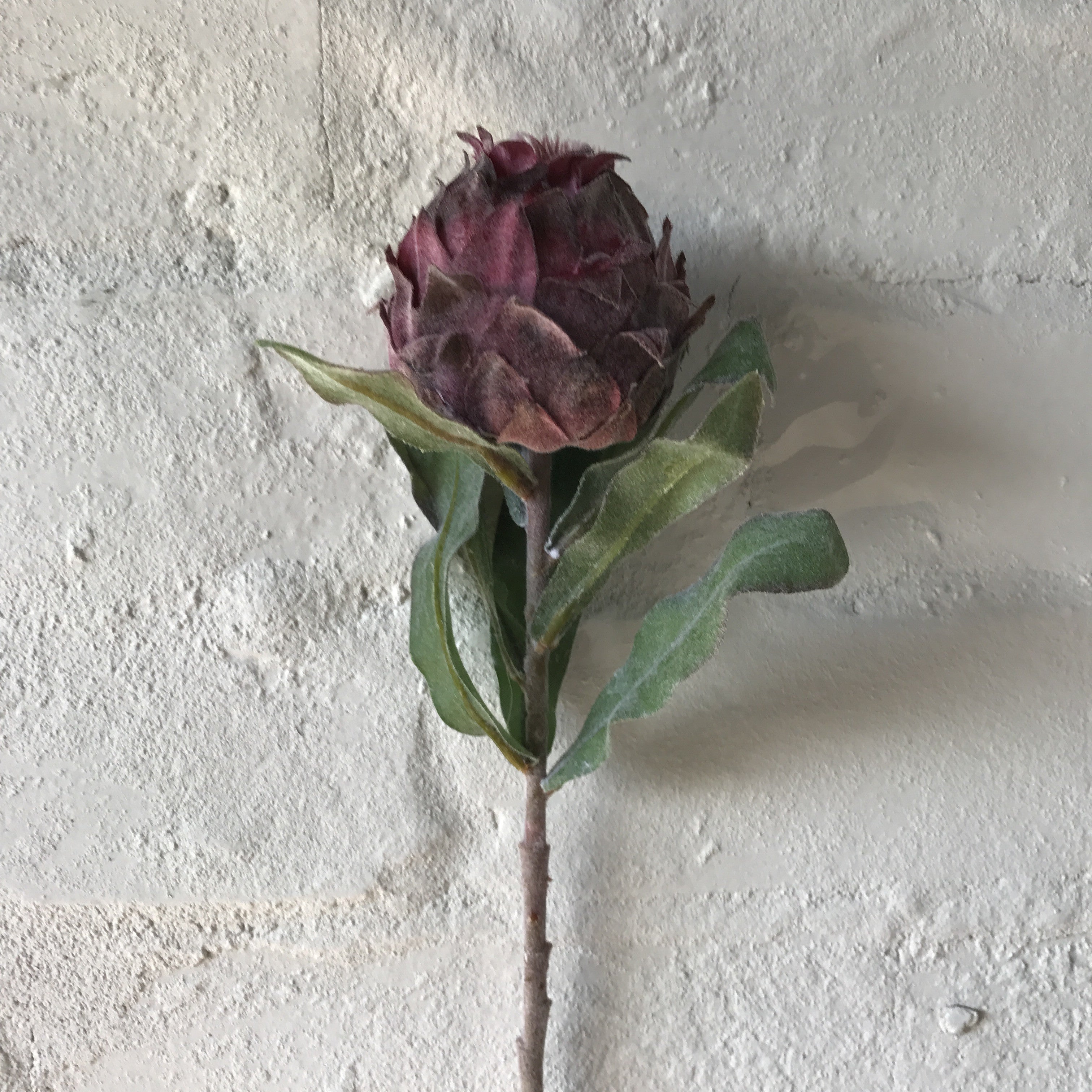 Artificial Open Protea Stems - Set of 3 Realistic Fake Flowers for Home Decor, Wedding Centerpieces, and Floral Arrangements