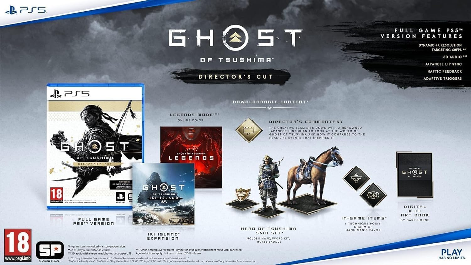 Ghost of Tsushima Director's Cut - PlayStation 5 | Open-World Samurai Adventure Game | Perfect for Action RPG Fans & Japanese Culture Enthusiasts
